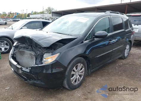 2014 Honda Odyssey Ex-L z USA, uszkodzony, nr VIN 5FNRL5H61EB032128